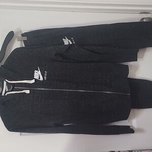 Nike Lightweight Zip Hoodie And Crop Jogger Medium